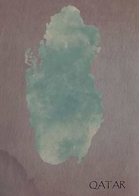 Qatar - Vintage Map