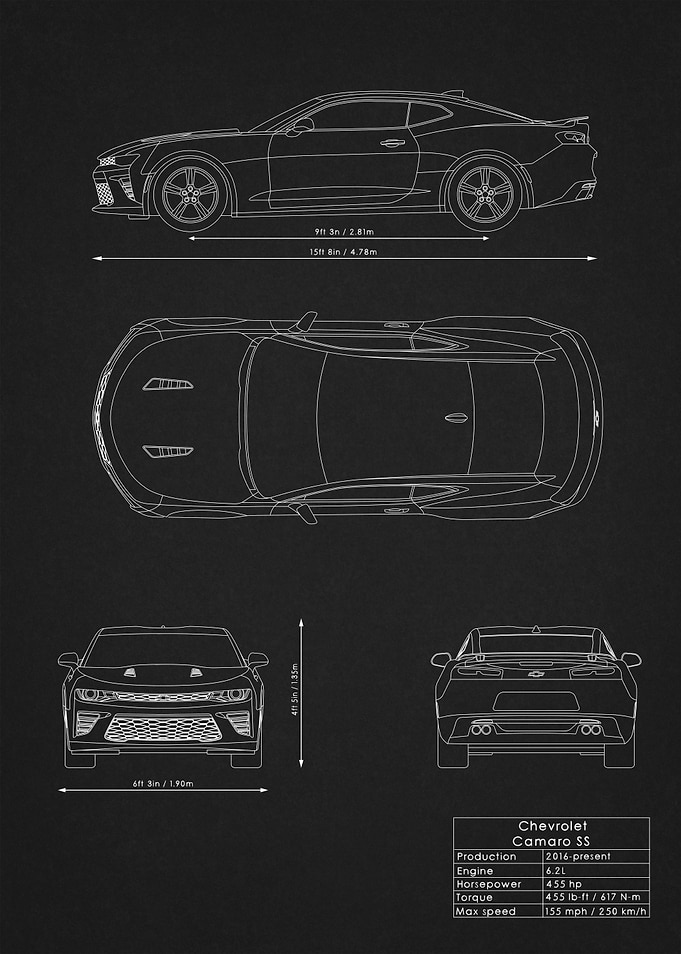 Camaro SS Blueprint