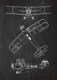 Heinkel HE72 Kadett German single-engine biplane