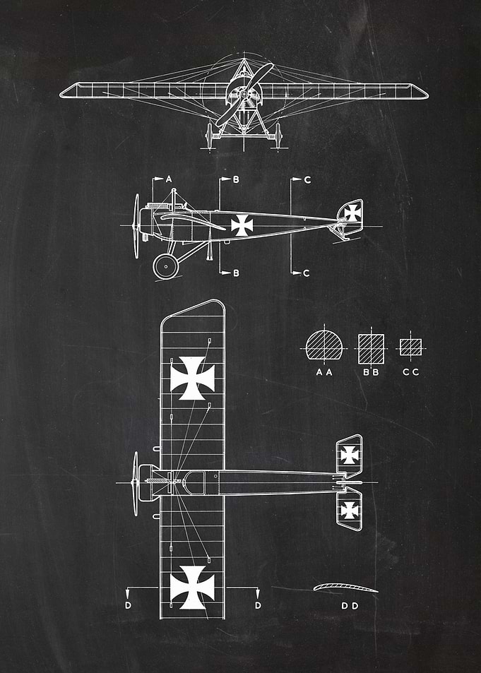 Pfalz E.I Single-Seat Monoplane Fighter