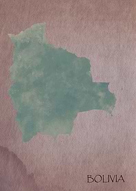 Bolivia - Vintage Map