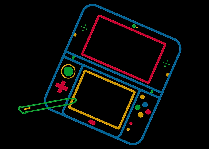 3DS DS Console Lines