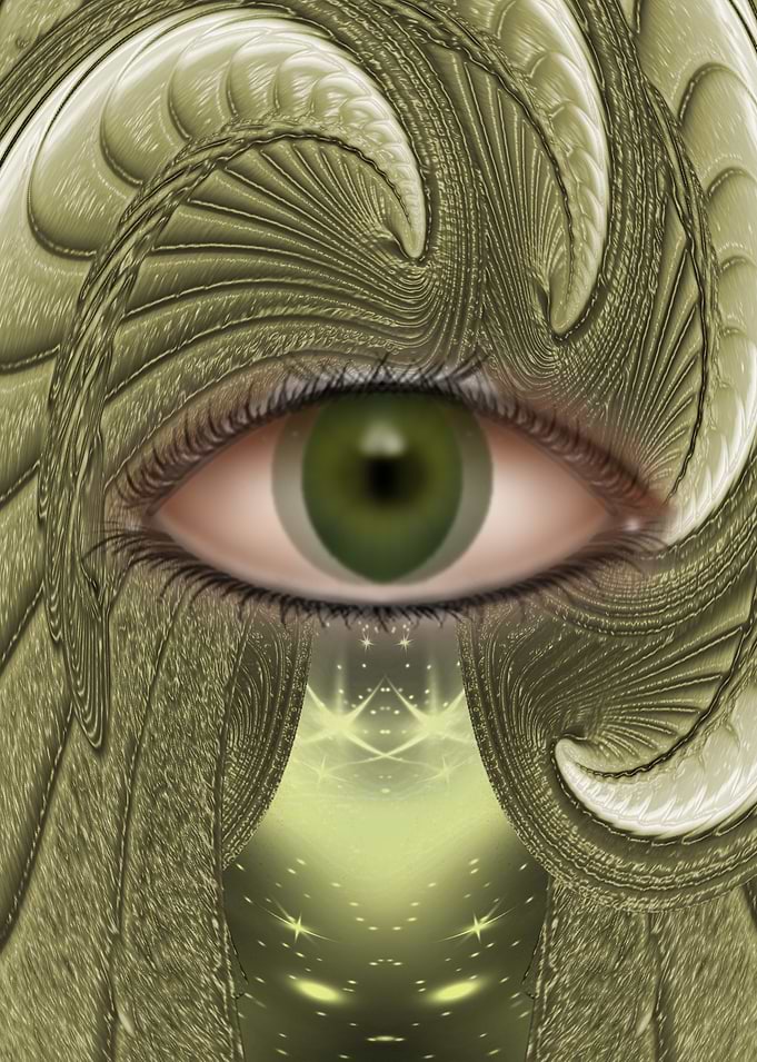 Mystic green Eye