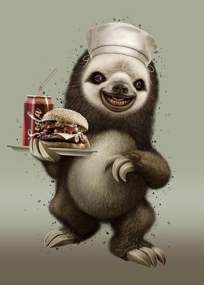 SLOTH THE WAITER