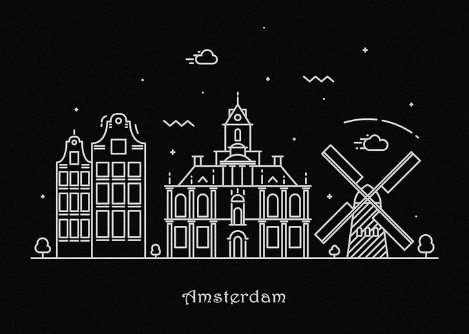 Amsterdam Skyline