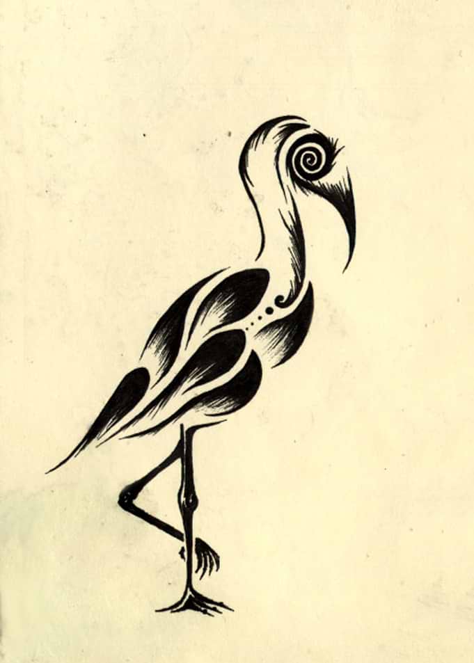 Black Flamingo