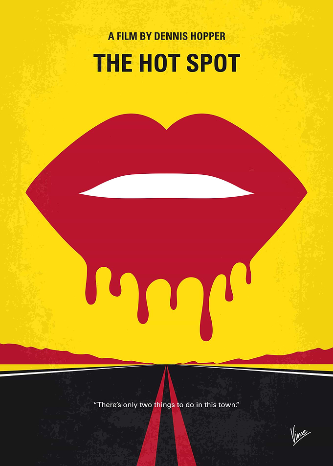 No908 My The Hot Spot minimal movie poster