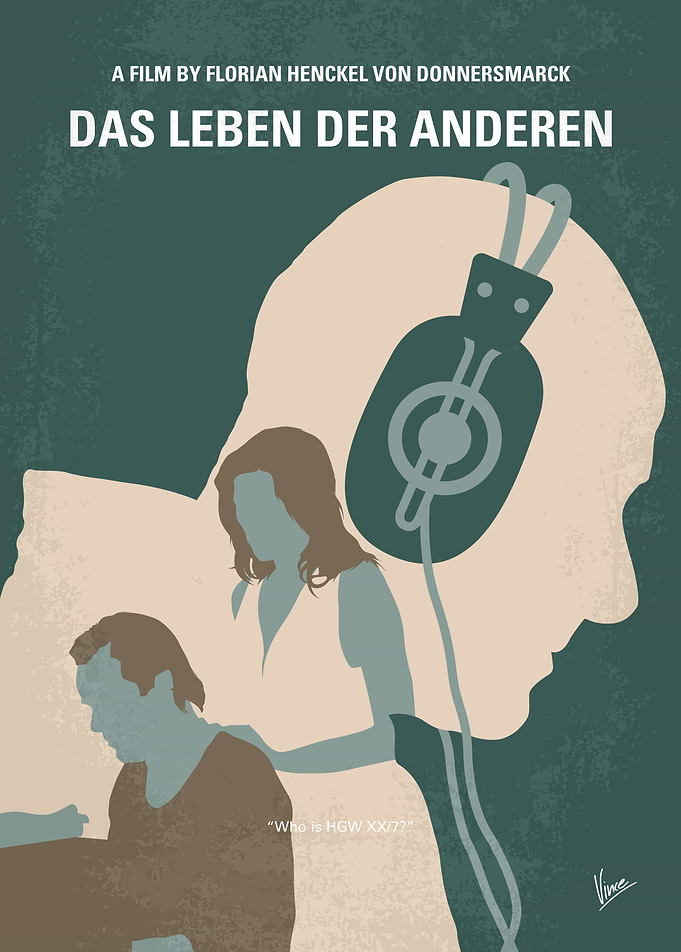 No918 My Das Leben der Anderen minimal movie poste