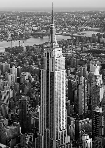 Aerial Empire State Buildi
