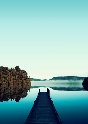 Gloomy dock