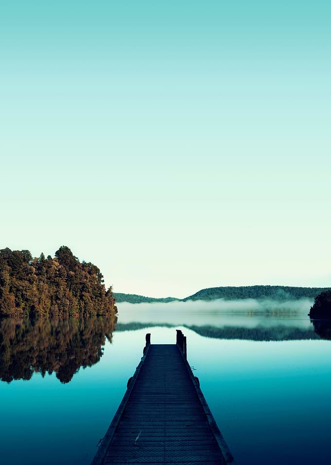 Gloomy dock