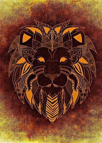 Abstract Lion