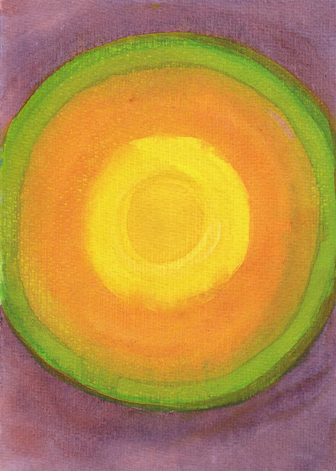 Sun above purple Sky