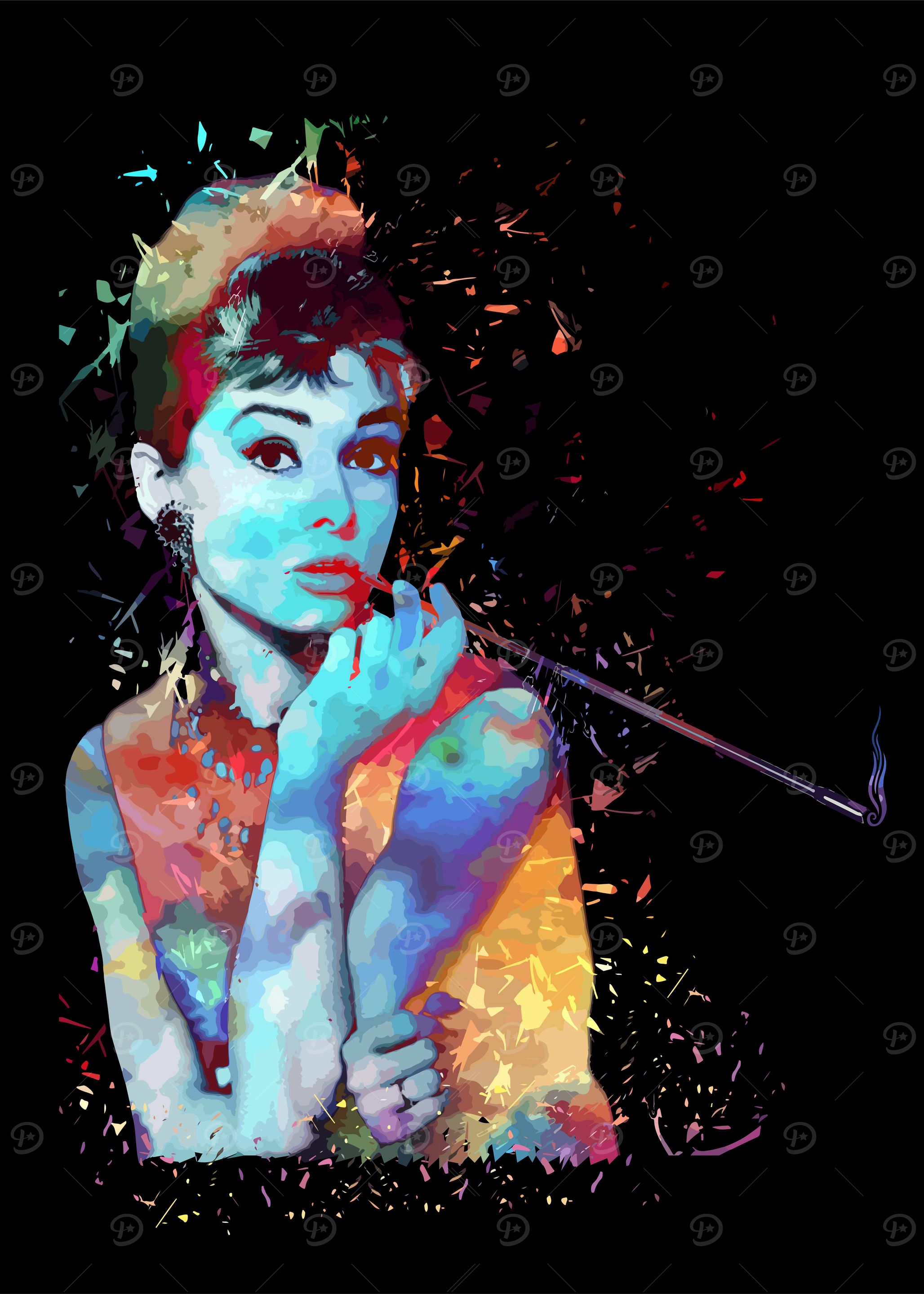 Audrey - Burst of Colors