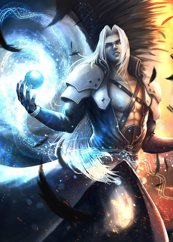 One winged angel