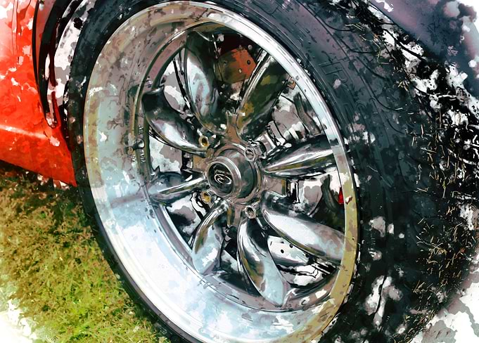 Wheel - Watercolour