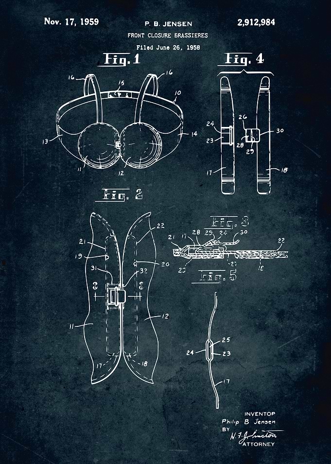 No392 - 1958 - Front Closure Brassieres