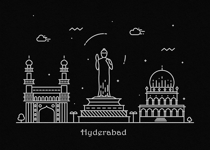 Hyderabad Skyline, India
