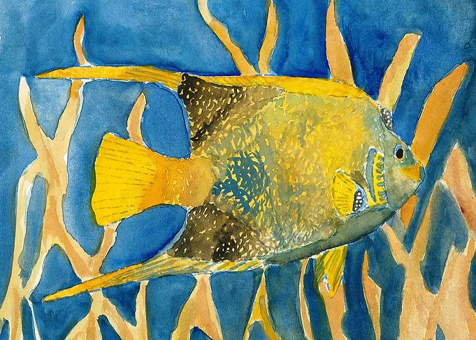 Tropical Fish Beach Art