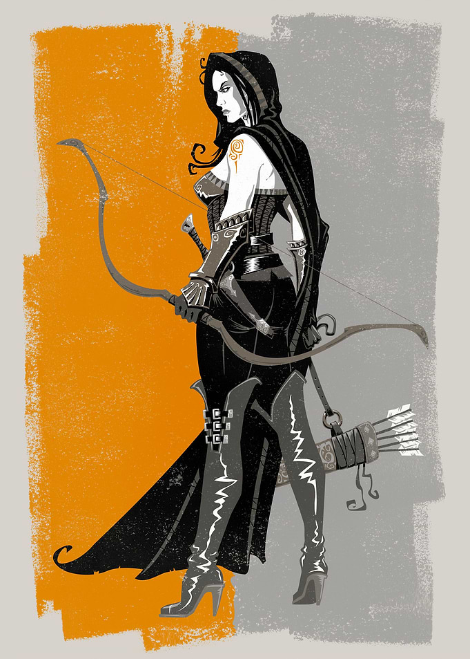 Female Cloaked Archer
