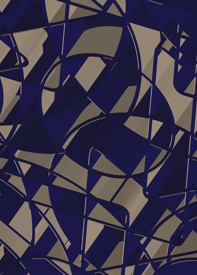 3D Abstract Futuristic Background