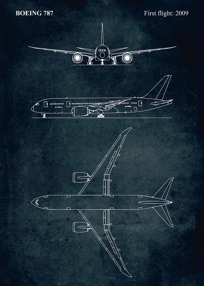 No007 - BOEING 787 - First flight 2009