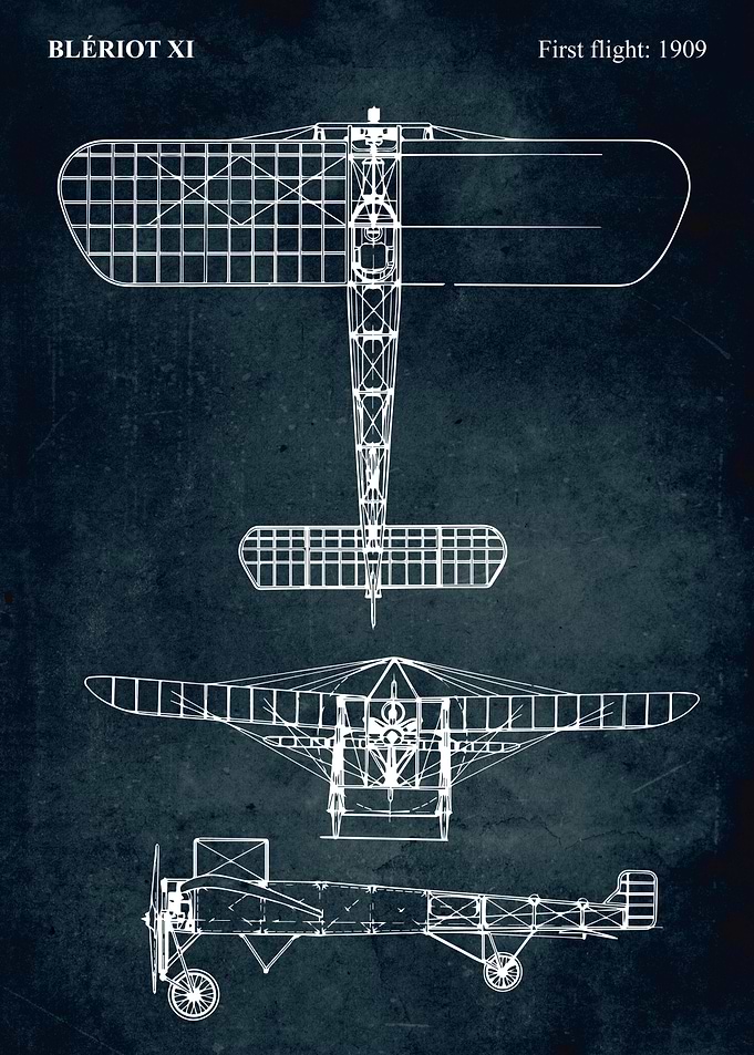 No005 - BLÉRIOT XI - First flight 1909