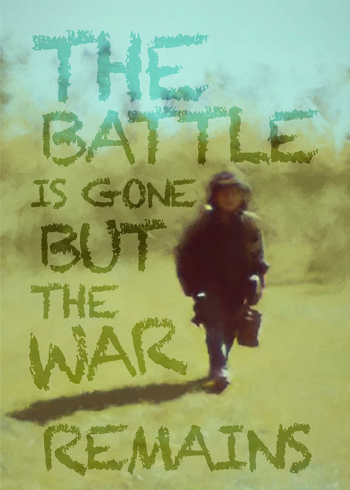 The war remains