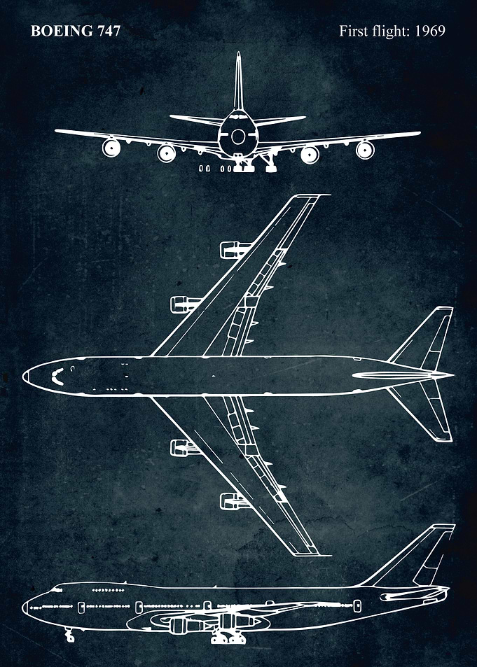 No006 - BOEING 747 - First flight 1969