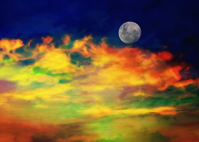 rainbow moon