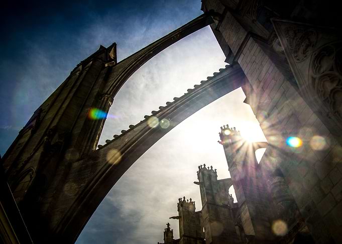 Cathedral and raylight