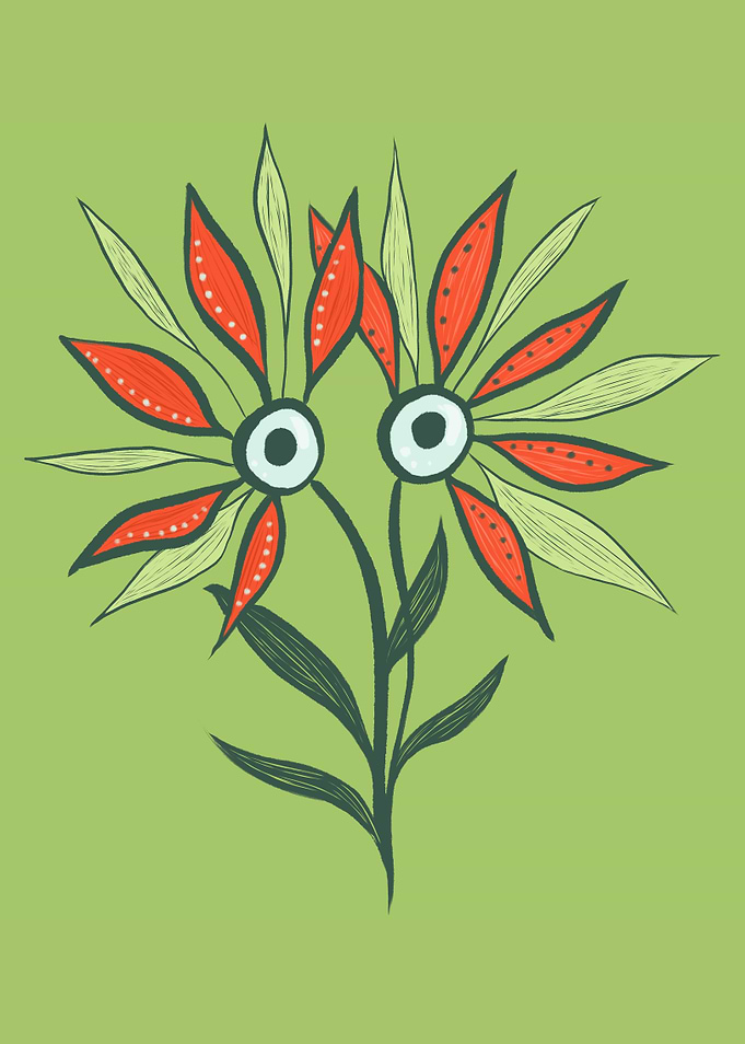Cute Flower Monster