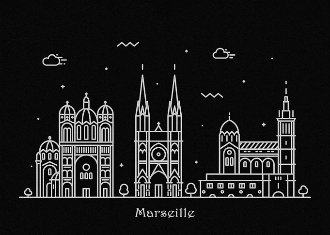 Marseille Skyline, France