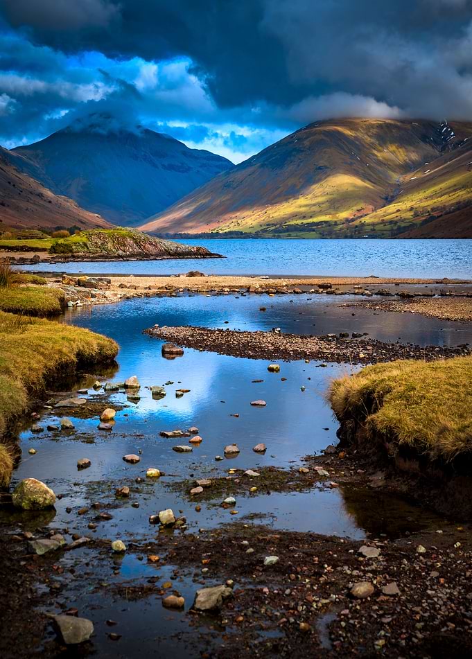 Lake and Mountains