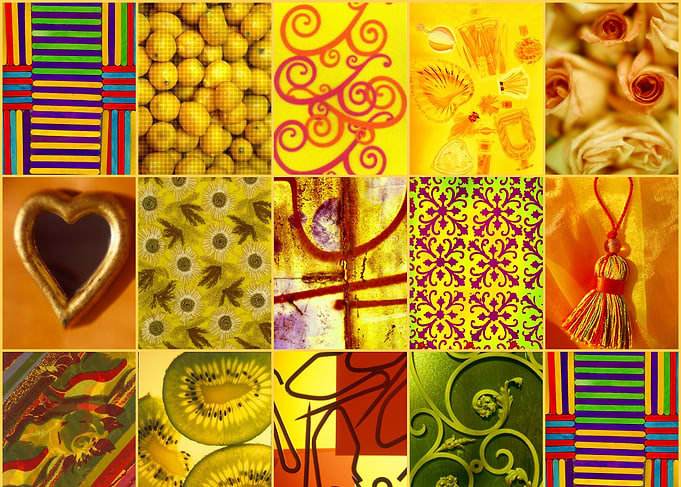 Jaune Collage