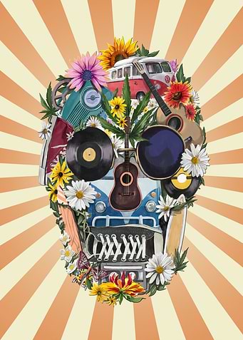 retro 70s skull 2