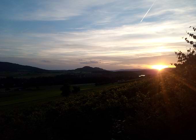 Sunset over Stein am Rhein