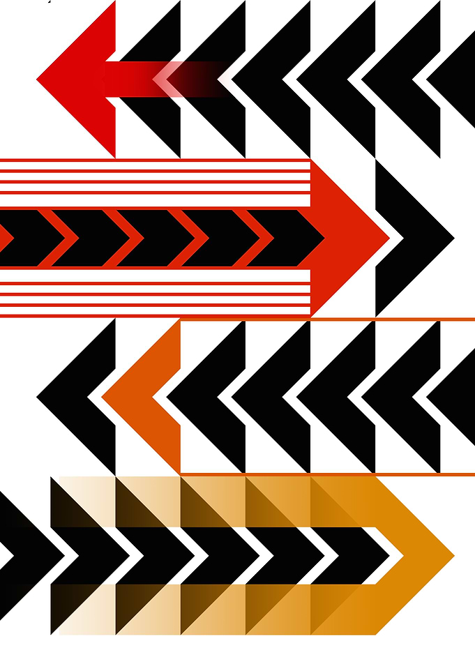 Graphic art arrows