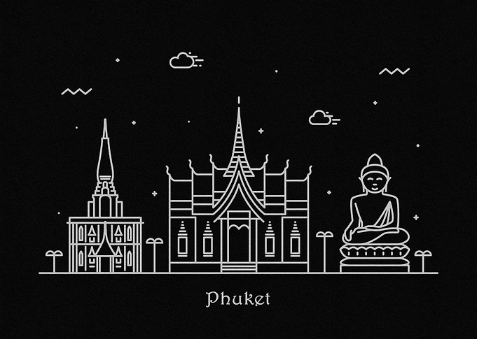 Phuket Skyline, Thailand