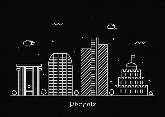 Phoenix Skyline, Arizona