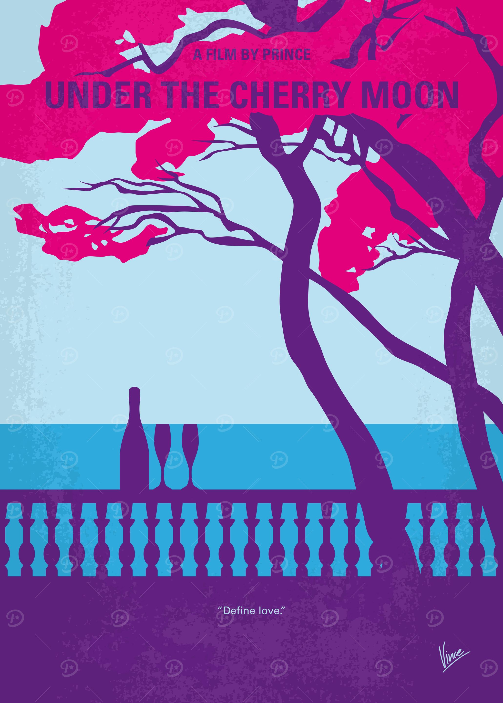 No933 My under the cherry moon minimal movie poste
