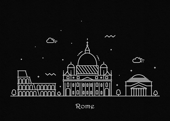 Rome Skyline, Italy