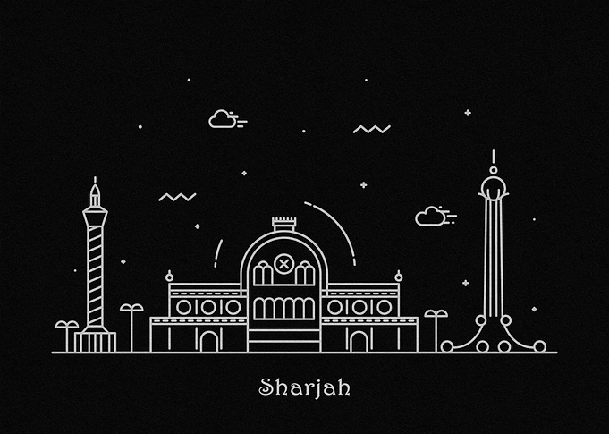 Sharjah Skyline, UAE