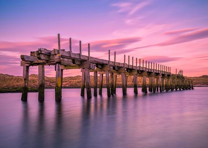 The Old Bridge at Sunset