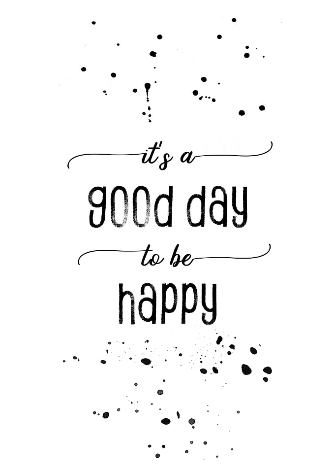 TEXT ART It is a good day