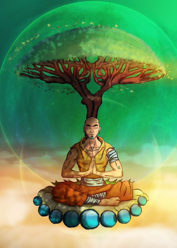 Dragon Tree Monk