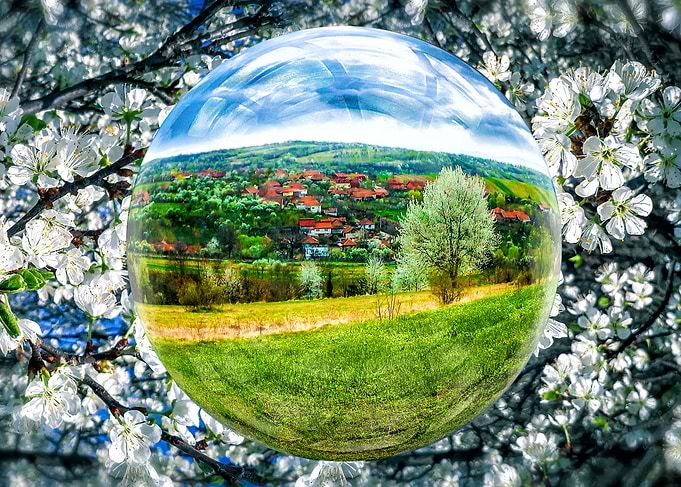Fantasy crystal ball