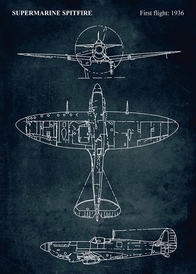 No023 - SUPERMARINE SPITFIRE - First flight 1936