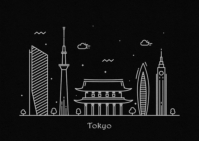 Tokyo Skyline, Japan