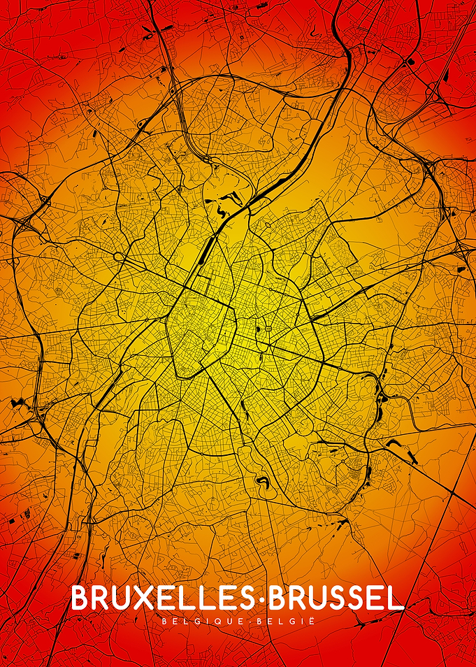 Bruxelles Brussel map